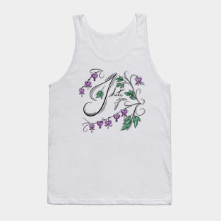 I Hate You - Purple Tank Top